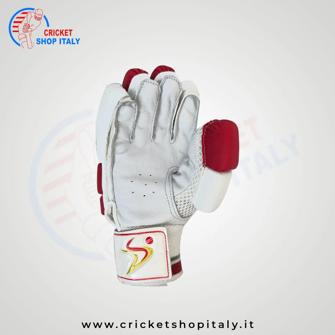 DS Red/White 1.0 Batting Gloves Junior