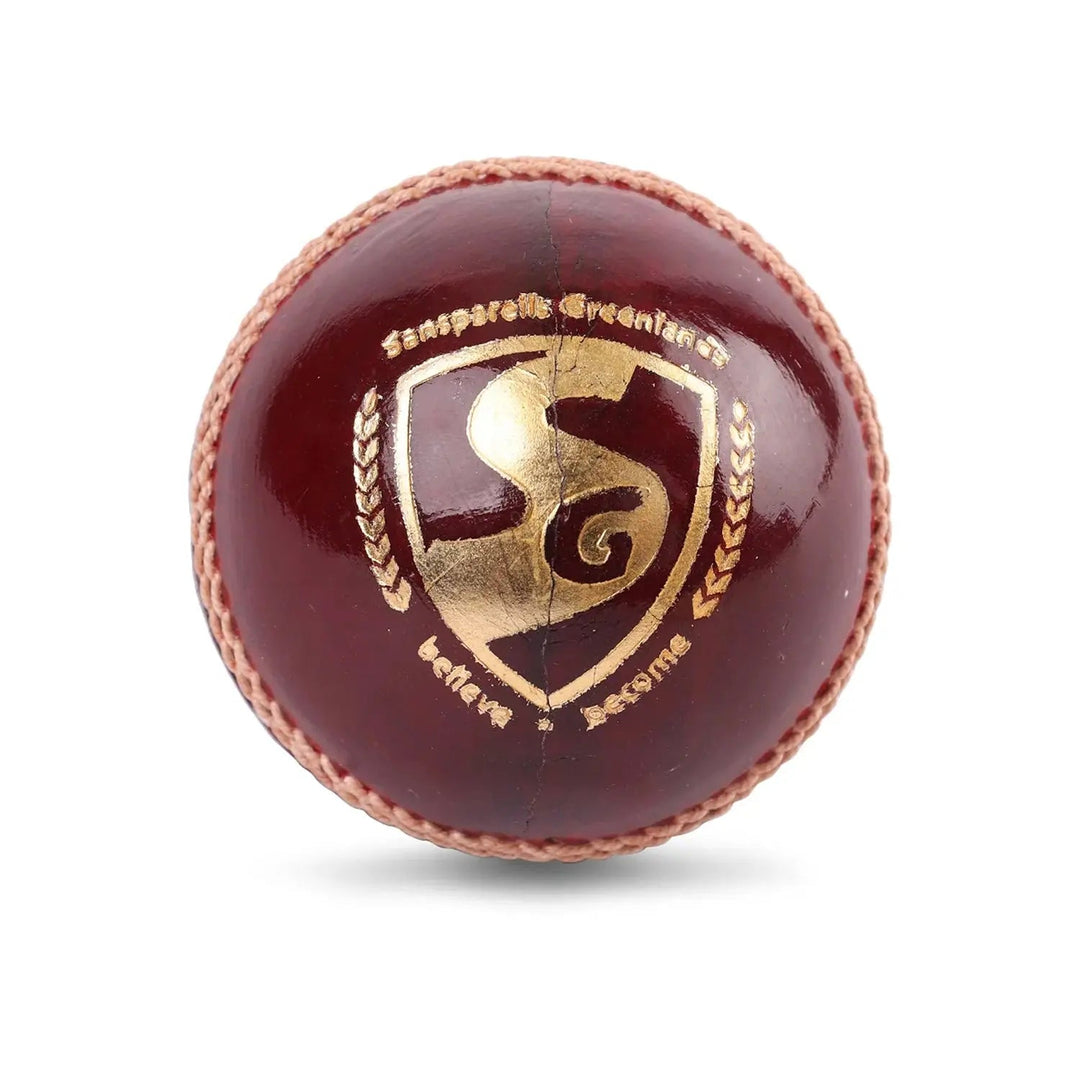 SG Club Cricket Leather Ball Red