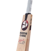 SG Maxstar Classic English Willow Cricket Bat - side edge view