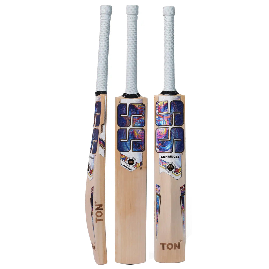 SS Champion English Willow Cricket Bat - front profile
