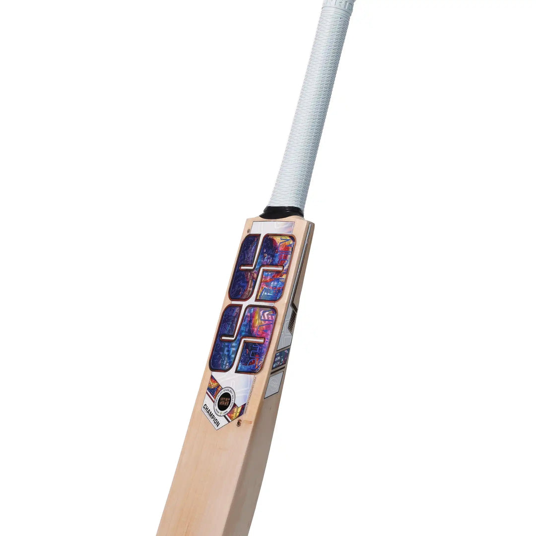 SS Champion English Willow Cricket Bat - side edge view
