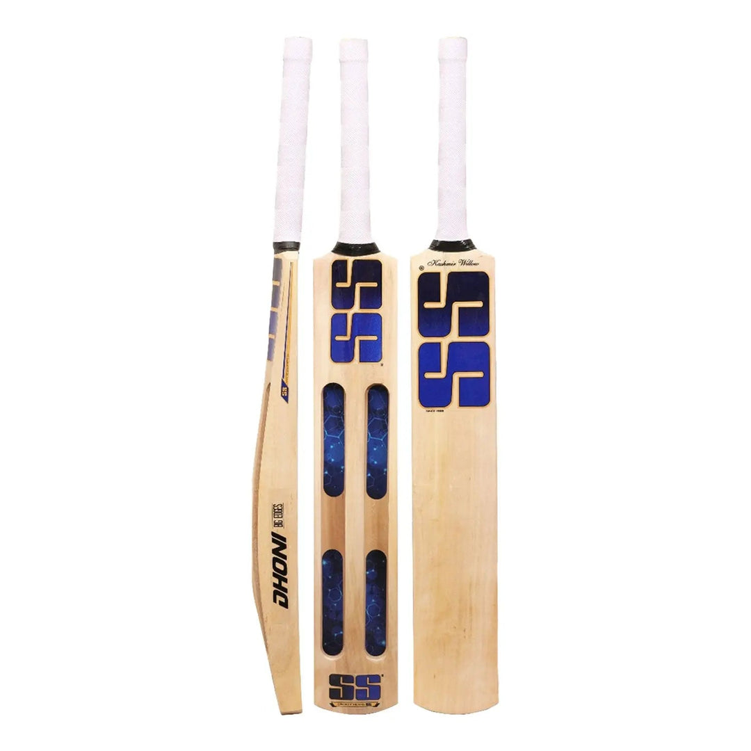 SS Dhoni Players jumbo Kashmir Willow Cricket Scoop Bat -SH SS