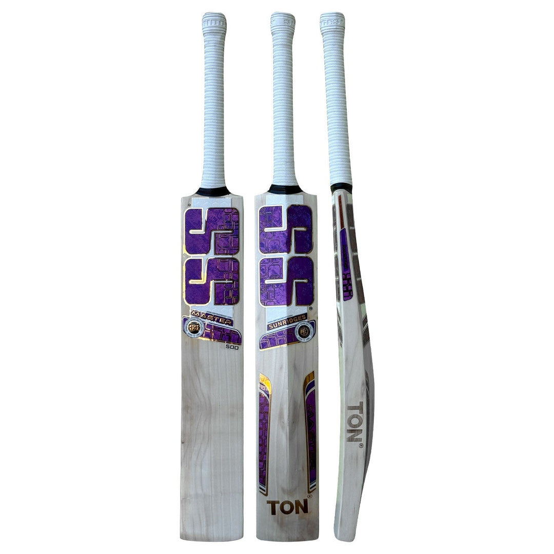SS Master 500 English Willow Cricket Bat - front profile