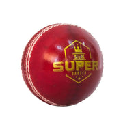 SS TON Super Cricket Leather Ball Red