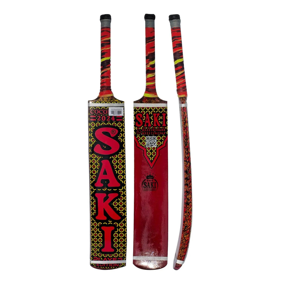 Saki 2024 Srilankan Coconut Tape Ball Bat CSI