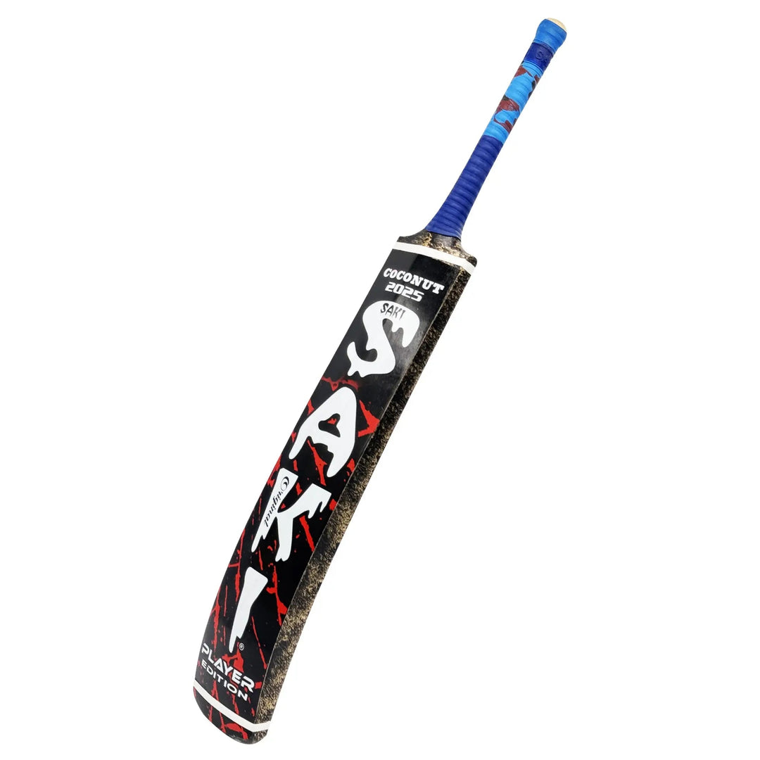 Saki Coconut Player Edition Tapeball Bat 2025 - Cricket shop italy