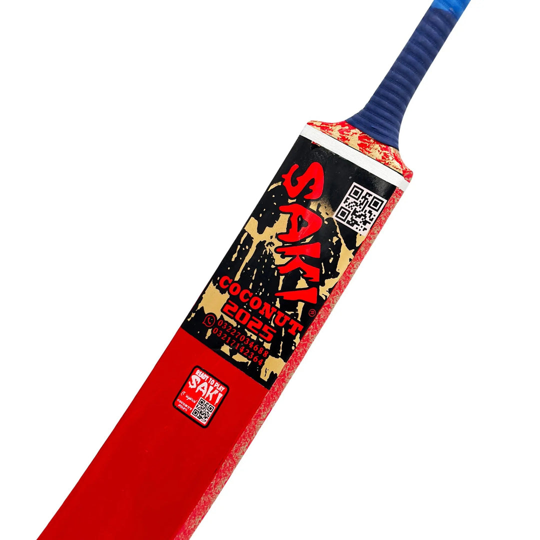 Saki Coconut Player Edition Tapeball Bat 2025 - Cricket shop italy
