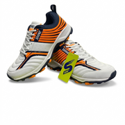Shine 5000 cricket shoes, white/orange