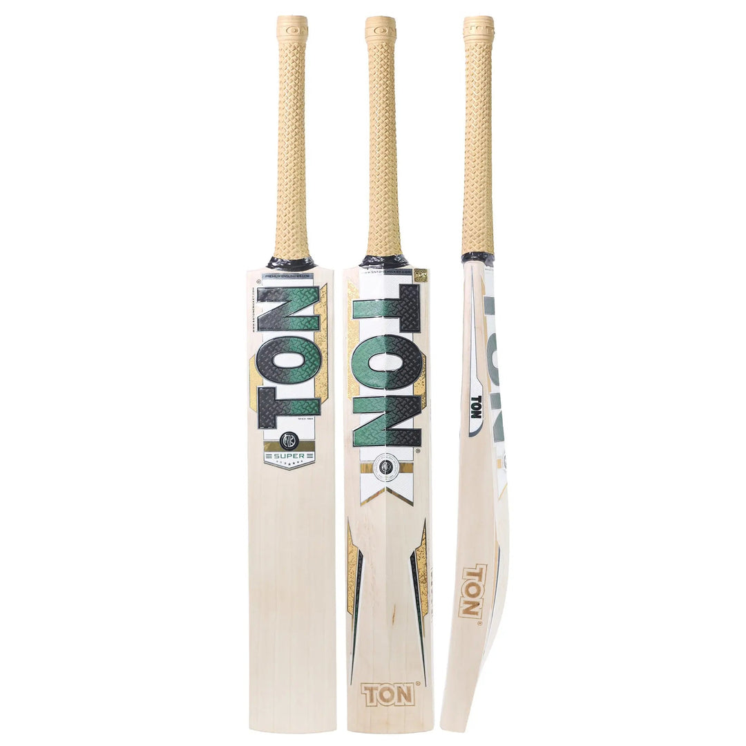 SS Ton Super English Willow Cricket Bat Junior - front profile