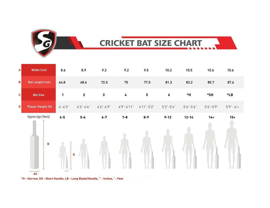 Sg Kashmir willow Tennis Cricket Bat  T-1000 SG