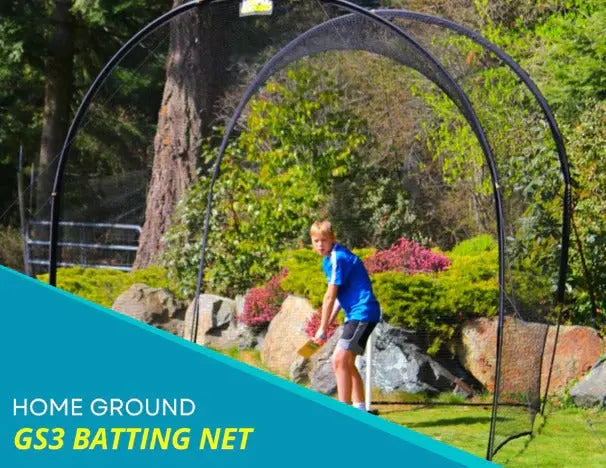 GS3 Home Ground Batting Net - full setup