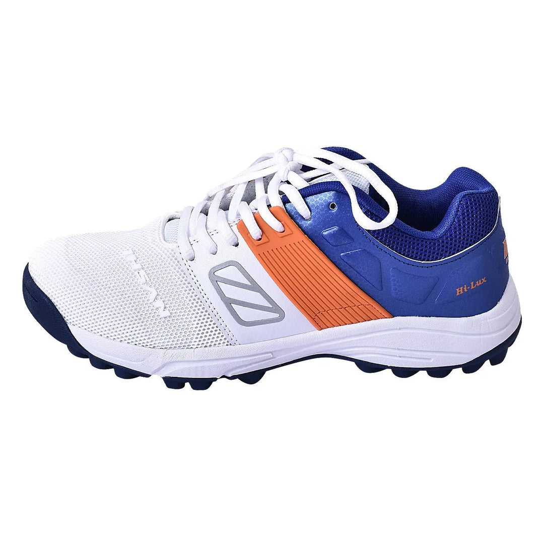 Ihsan Hi Lux Cricket Shoes  Blue/Orange - Cricket shop italy