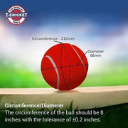 Nivia Heavy tennis Ball (6 Balls) Red NIVIA