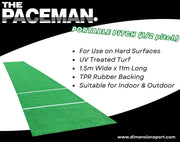 Paceman portable cricket pitch, half pitch