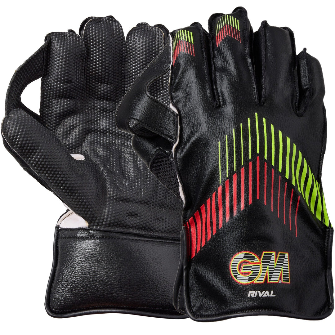 Gunn & Moore Rival Wicket Keeping Set - gloves close-up
