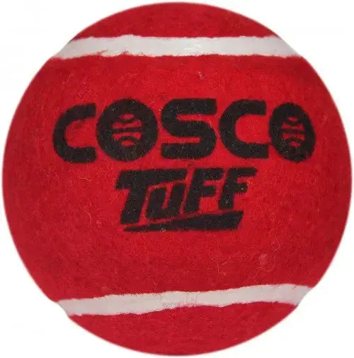 Cosco Tuff Cricket Heavy Tennis Ball Red (6 Balls Pack)