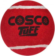 Cosco Tuff Cricket Heavy Tennis Ball Red (6 Balls Pack)